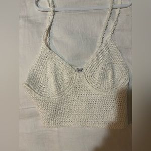 Zara crochet crop top